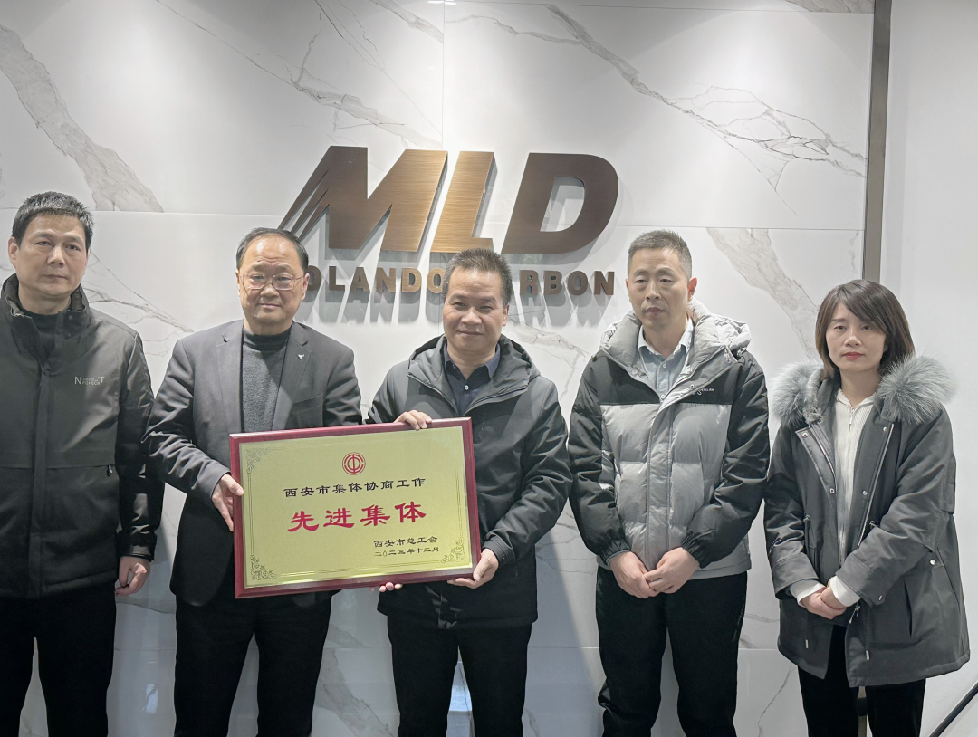 西安市臨潼區總工會授予陜西美蘭德“2023年集體協商工作先進集體”榮譽牌匾